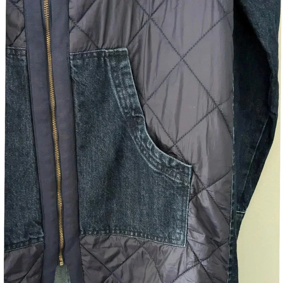 Alembika Ether Misto Hooded Zip Jacket Denim - Picture 6 of 9